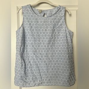 Talbots Sleeveless Blouse Top